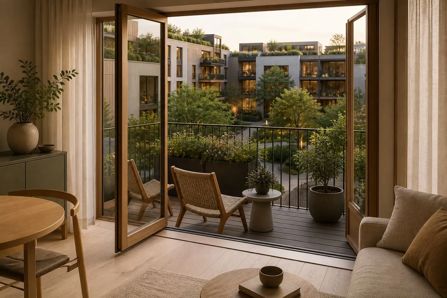 One-Bed Corner concept interior